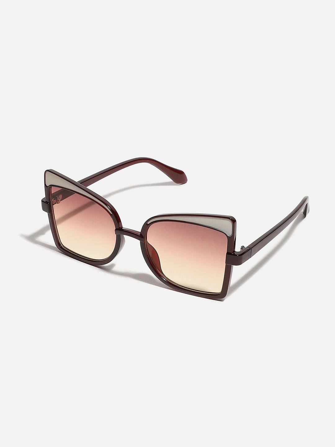 Brown Oversized Sunglass - Shop authentic Indian Women's Fashion by Haute Sauce