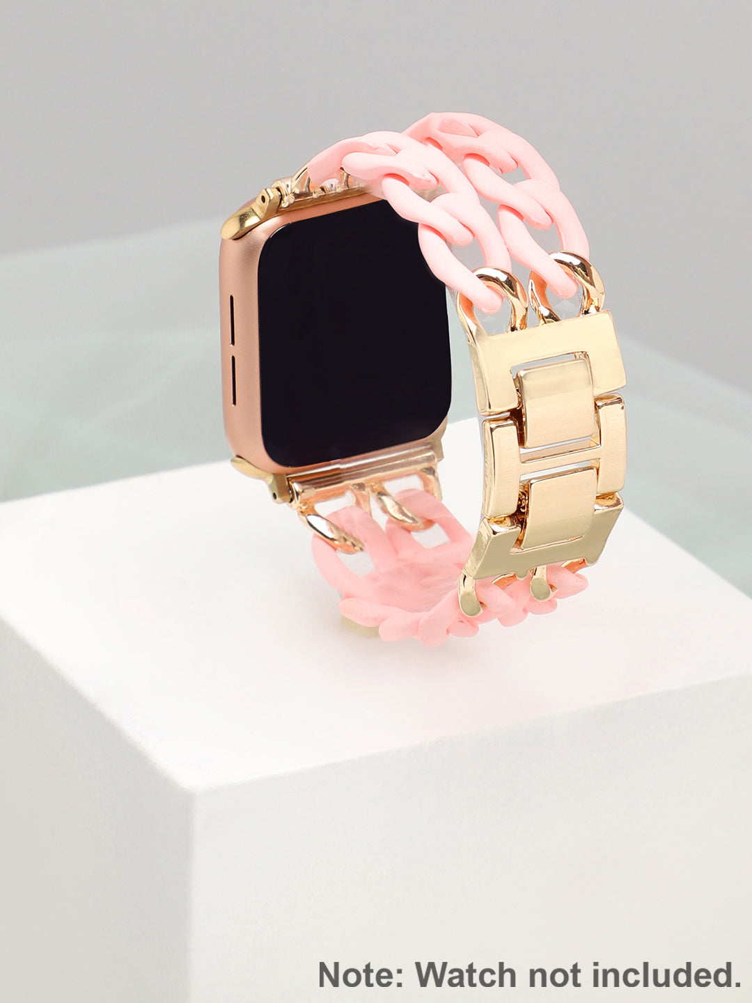 Pink Solid Apple Watch Straps - Shop authentic Indian Women's Fashion by Haute Sauce