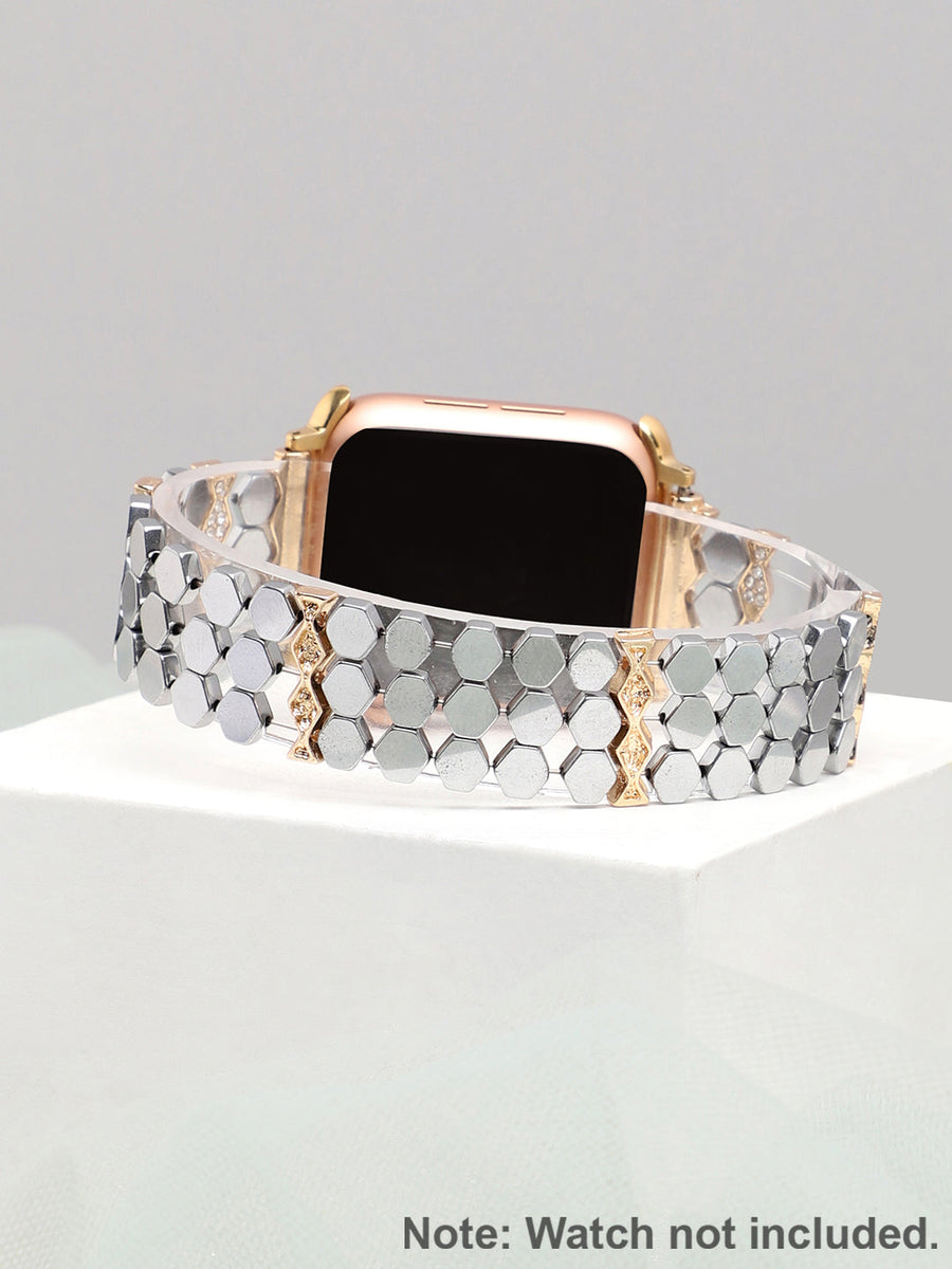 Gianna Apple Watch Chain Strap Haute Sauce - Shop authentic Indian Women's Fashion by Haute Sauce