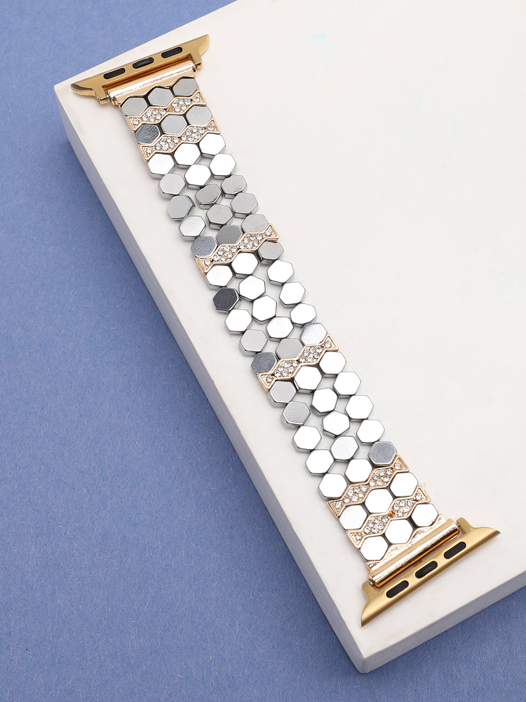 Gianna Apple Watch Chain Strap Haute Sauce - Shop authentic Indian Women's Fashion by Haute Sauce