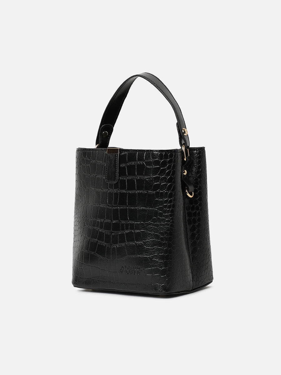 Infinity Black Tote Bag - Shop authentic Indian Women's Fashion by Haute Sauce