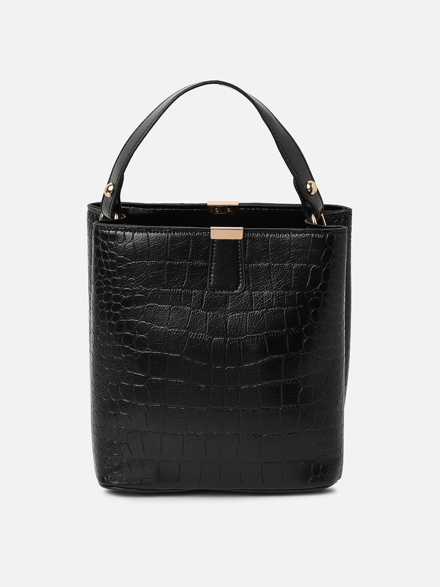 Infinity Black Tote Bag - Shop authentic Indian Women's Fashion by Haute Sauce