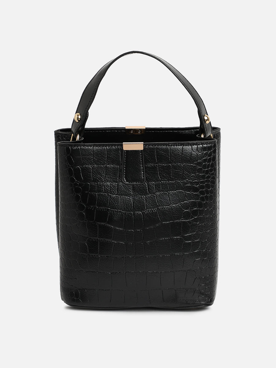 Infinity Black Tote Bag - Shop authentic Indian Women's Fashion by Haute Sauce