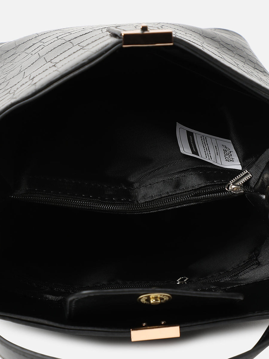 Infinity Black Tote Bag - Shop authentic Indian Women's Fashion by Haute Sauce