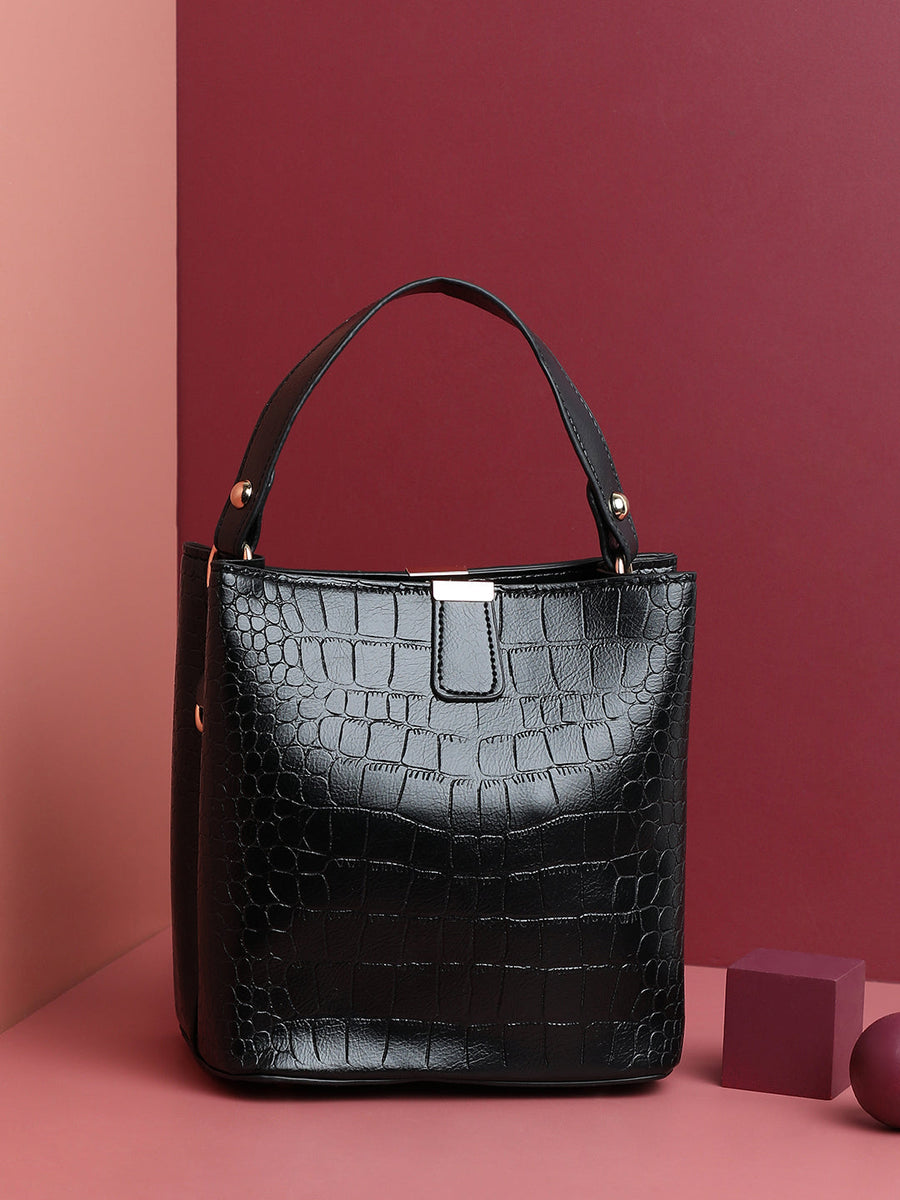 Infinity Black Tote Bag - Shop authentic Indian Women's Fashion by Haute Sauce