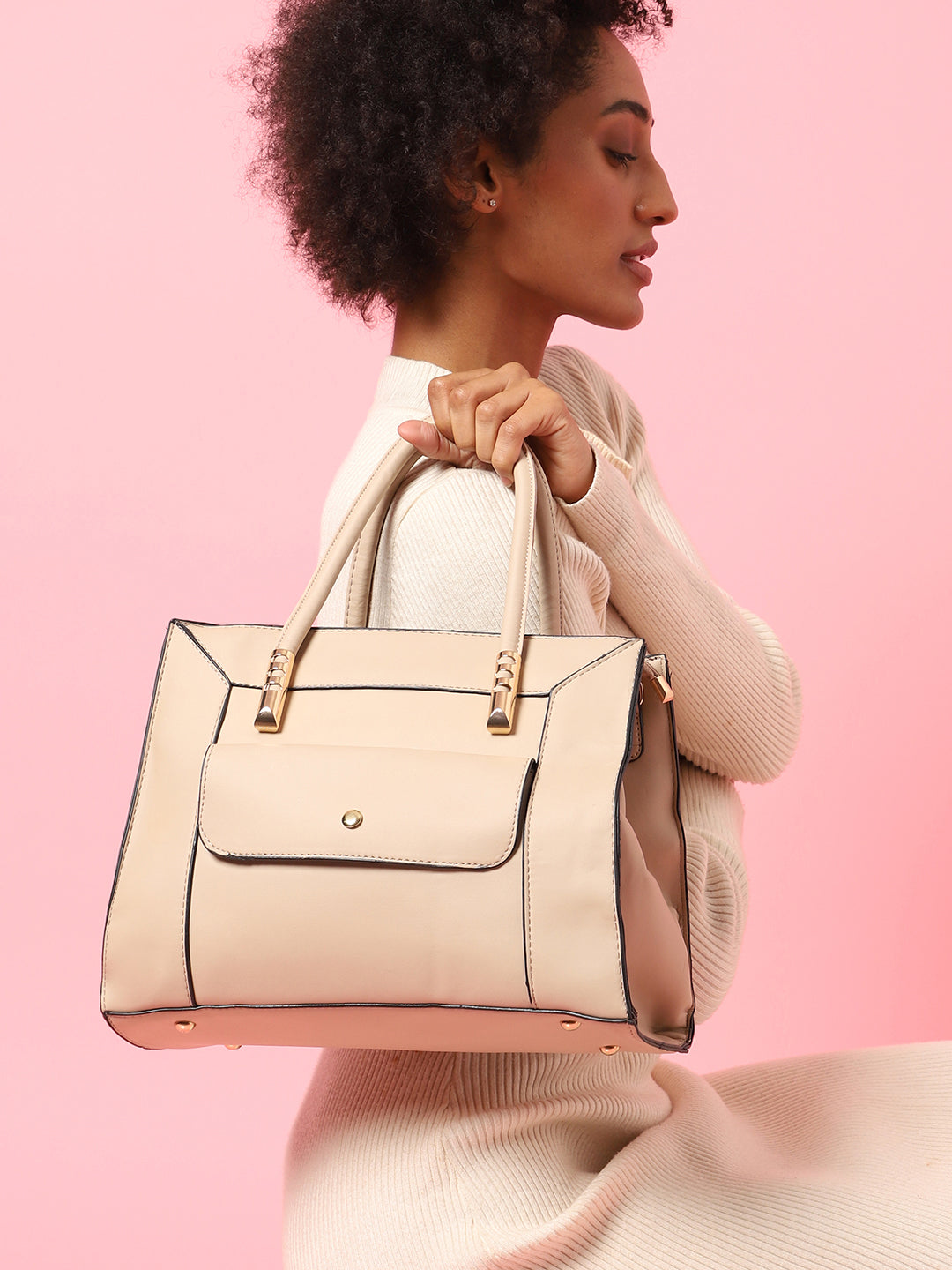 Claire White Handbag - Shop authentic Indian Women's Fashion by Haute Sauce