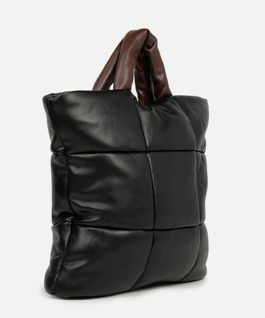 Mystical Quilted Black Tote Bag - Shop authentic Indian Women's Fashion by Haute Sauce
