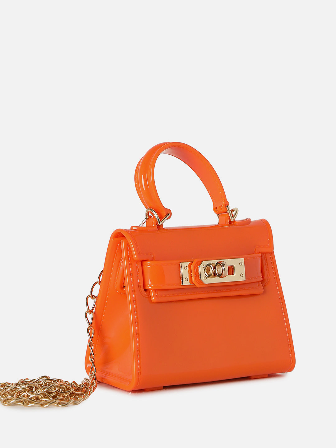 Sunburst Sling Orange Mini Bag - Shop authentic Indian Women's Fashion by Haute Sauce