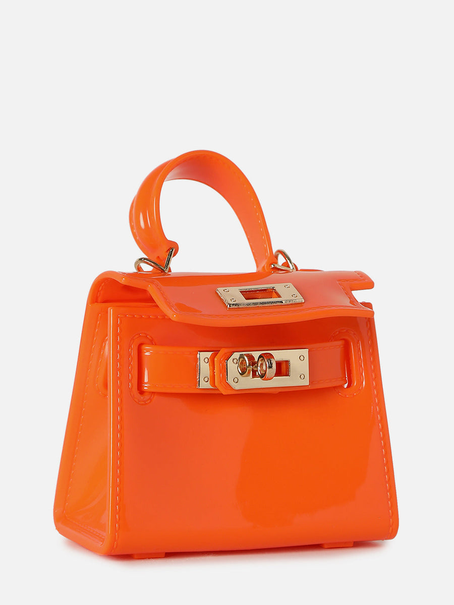 Sunburst Sling Orange Mini Bag - Shop authentic Indian Women's Fashion by Haute Sauce