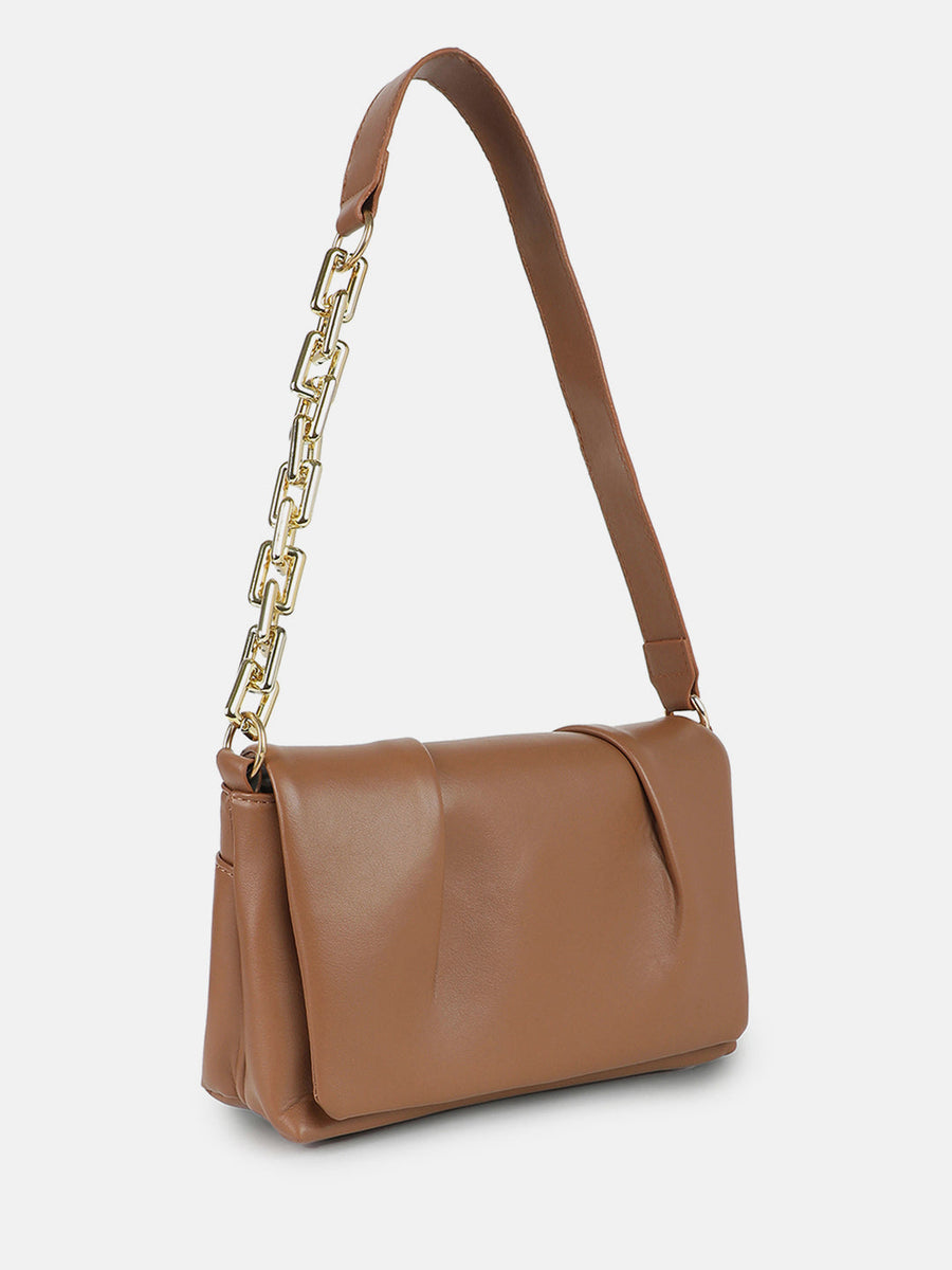 Cocoa Brown Cross Body Bag - Shop authentic Indian Women's Fashion by Haute Sauce
