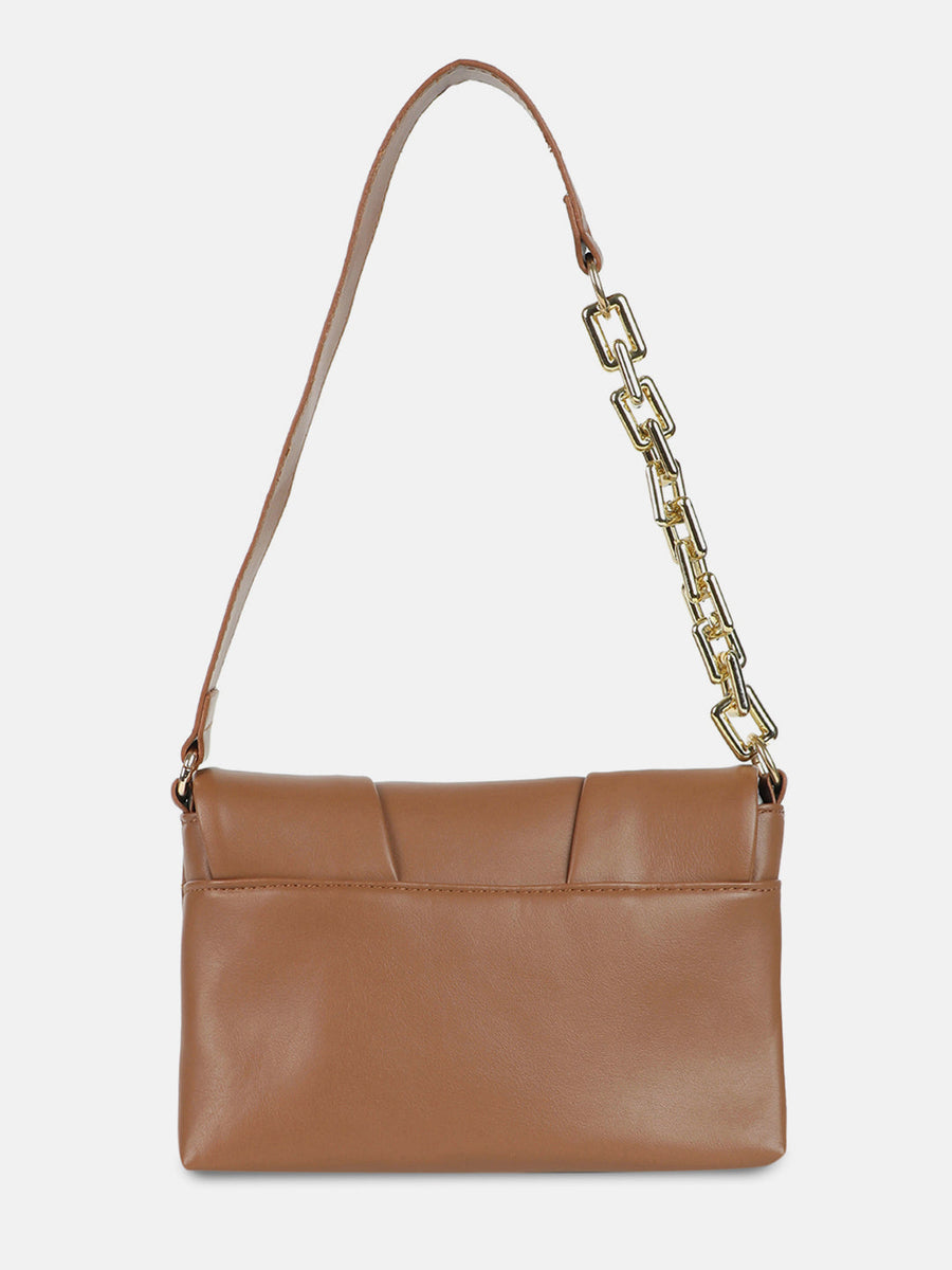 Cocoa Brown Cross Body Bag - Shop authentic Indian Women's Fashion by Haute Sauce