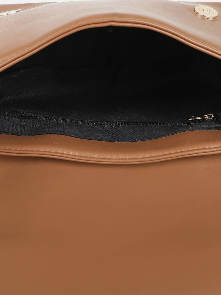 Cocoa Brown Cross Body Bag - Shop authentic Indian Women's Fashion by Haute Sauce