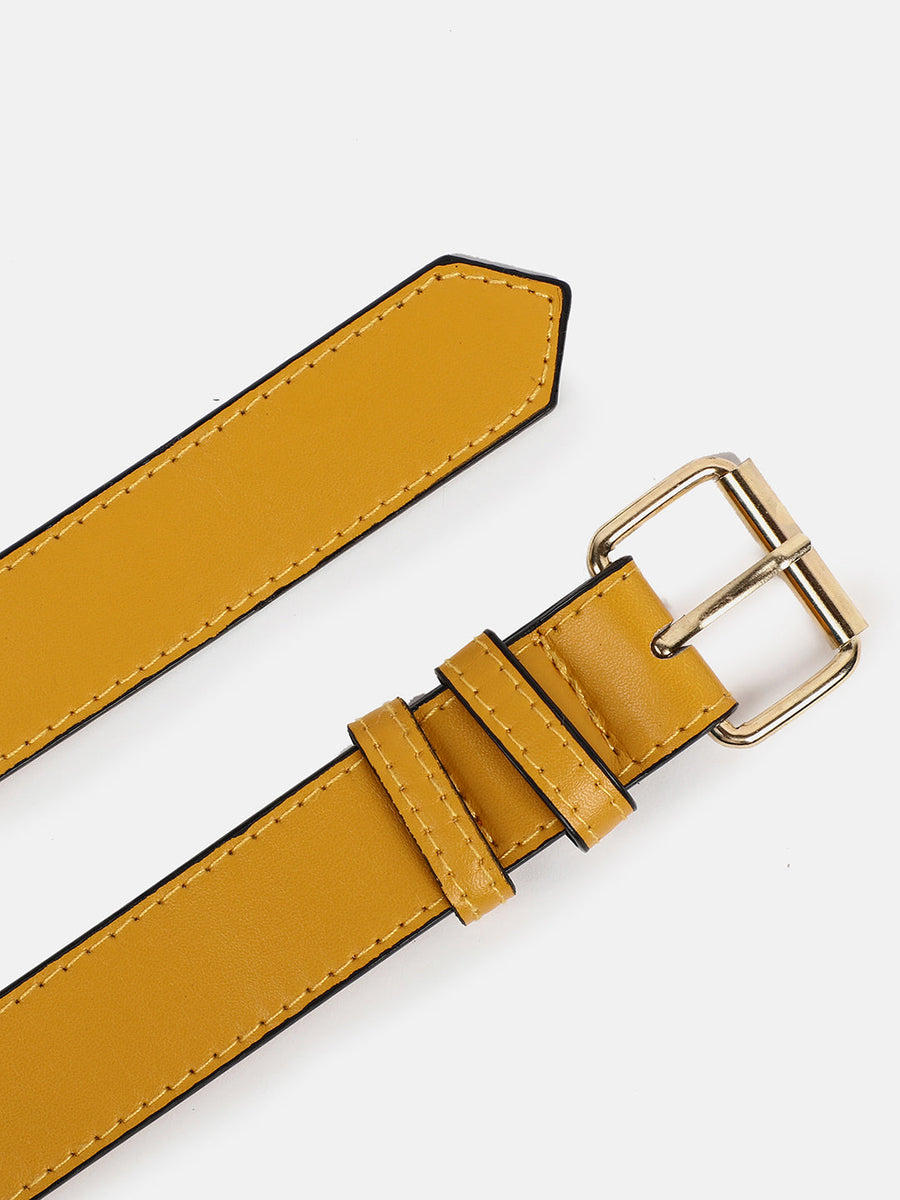 On-The-Go Glamour Yellow Belt Bag - Shop authentic Indian Women's Fashion by Haute Sauce