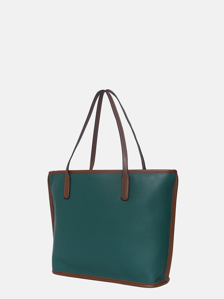 Green Glamour Tote Bag Set - Shop authentic Indian Women's Fashion by Haute Sauce