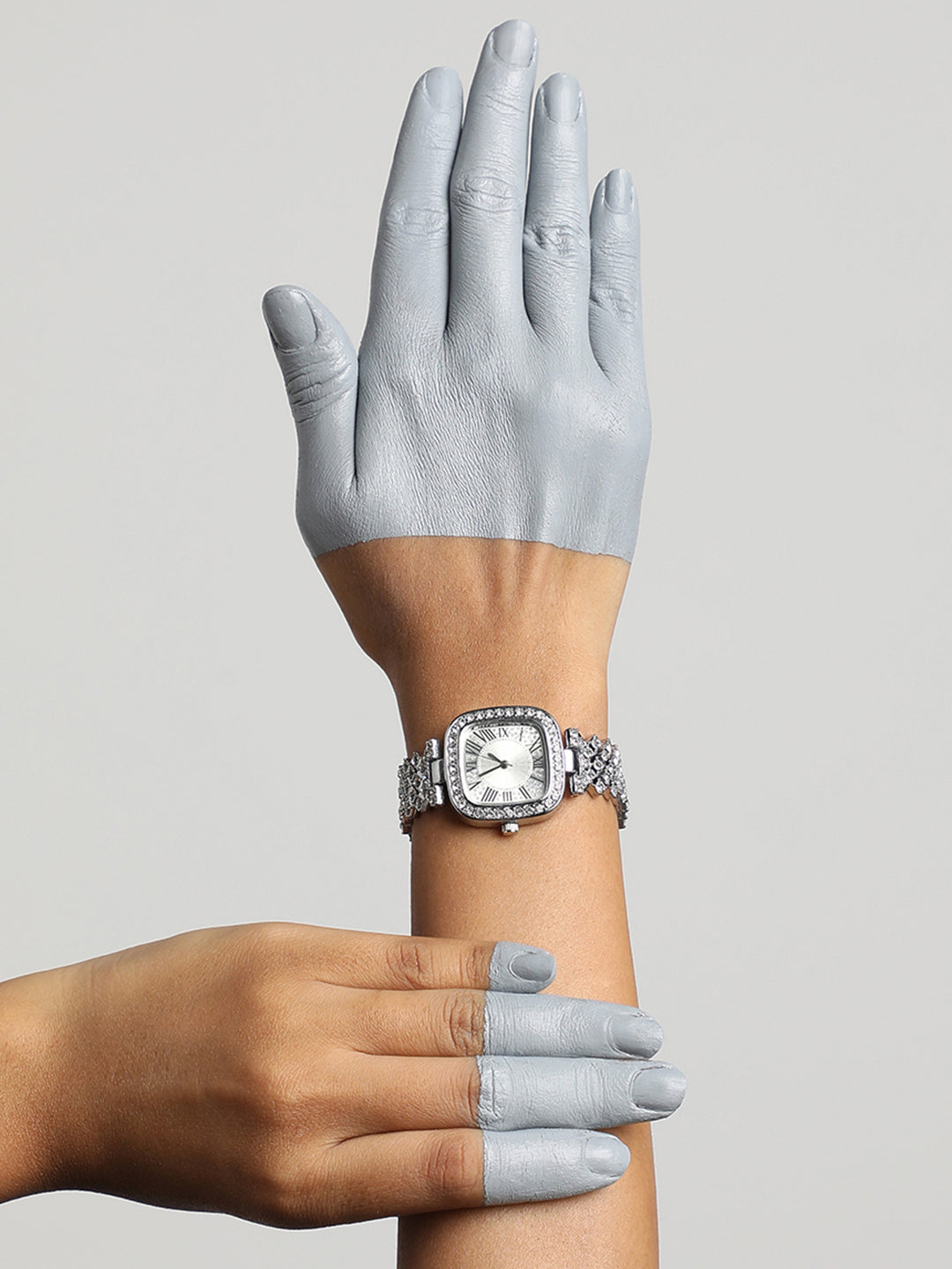 Melina Silver Watch - Shop authentic Indian Women's Fashion by Haute Sauce