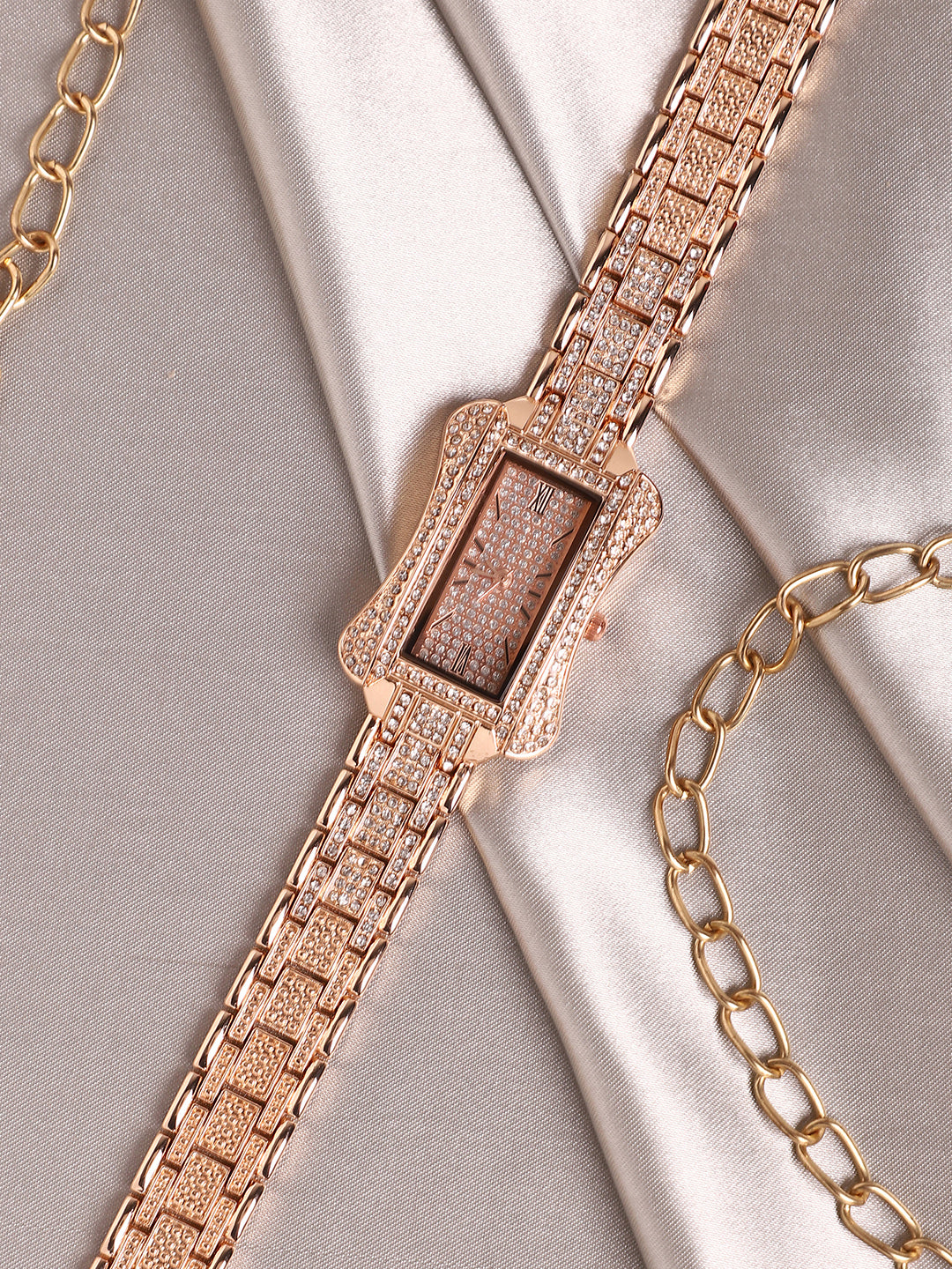 Annika Rose Gold Watch - Shop authentic Indian Women's Fashion by Haute Sauce