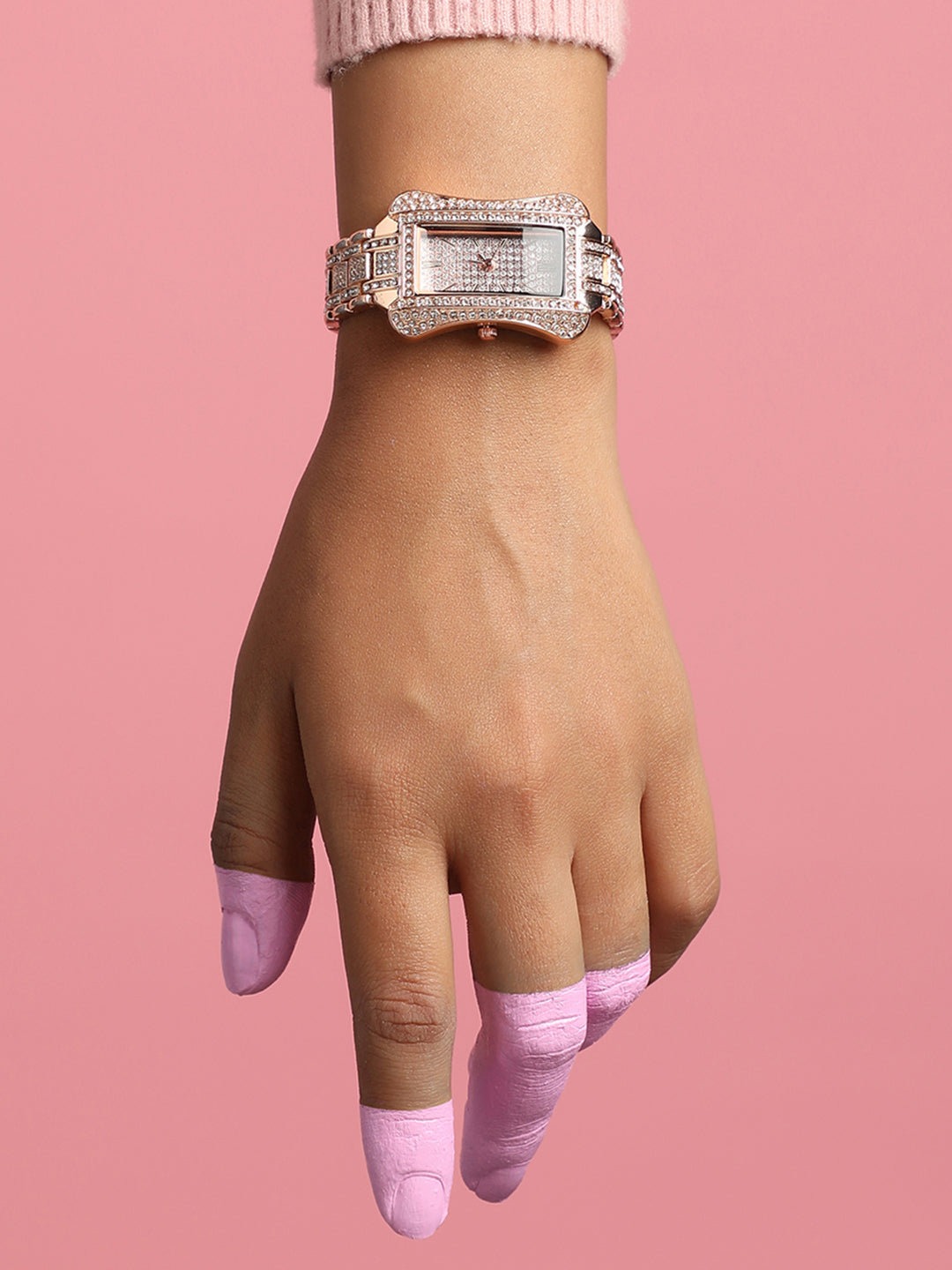 Annika Rose Gold Watch - Shop authentic Indian Women's Fashion by Haute Sauce