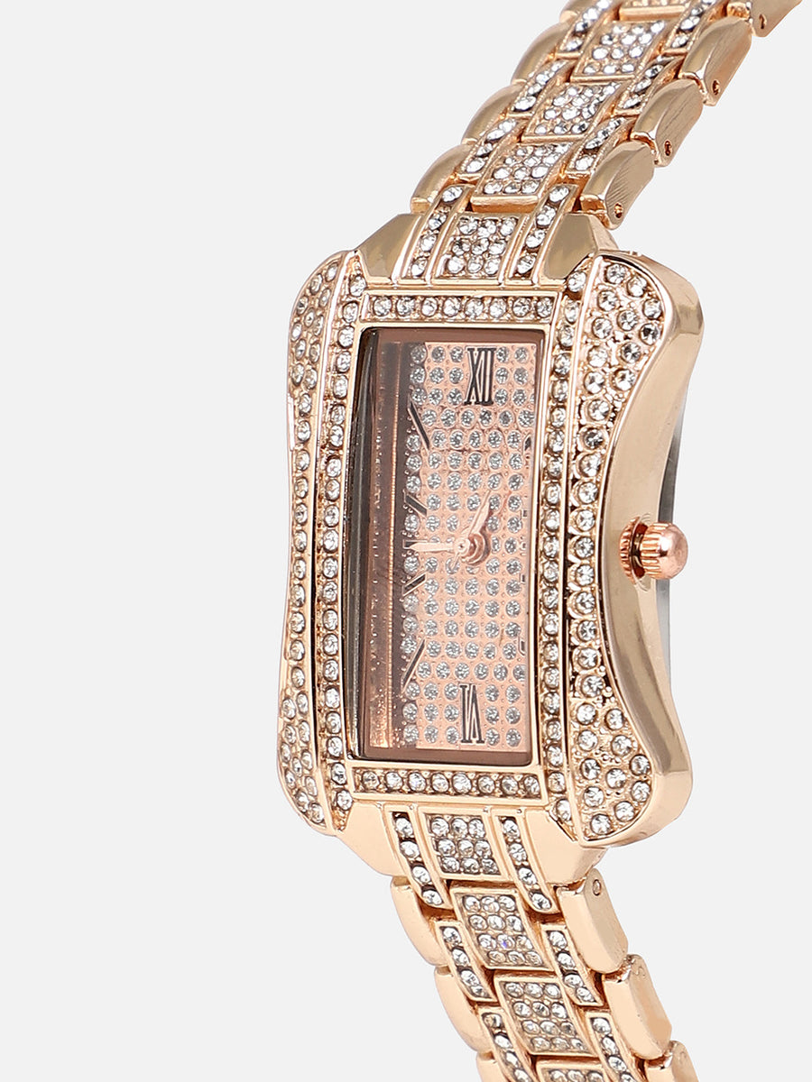 Annika Rose Gold Watch - Shop authentic Indian Women's Fashion by Haute Sauce