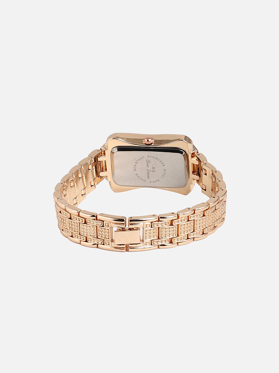 Annika Rose Gold Watch - Shop authentic Indian Women's Fashion by Haute Sauce