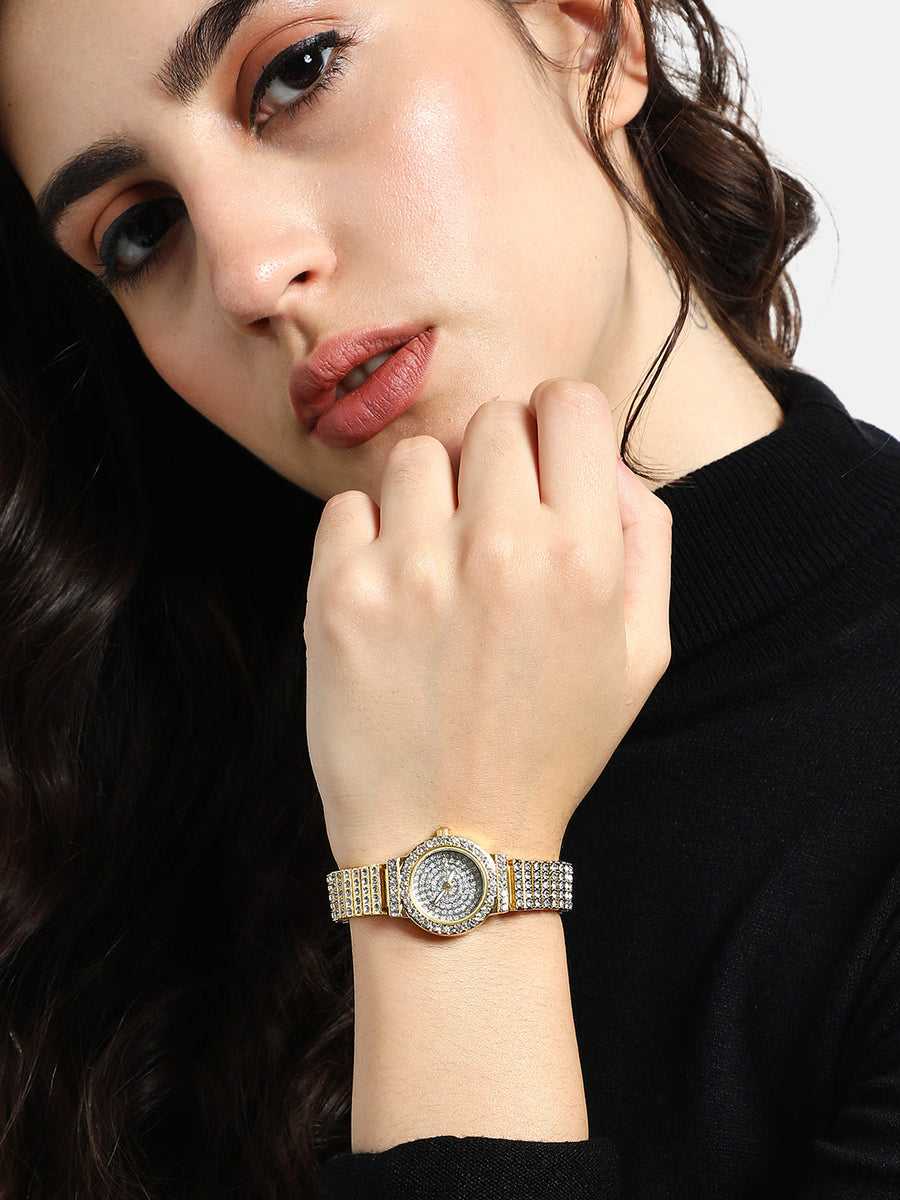 Leia Gold Watch - Shop authentic Indian Women's Fashion by Haute Sauce