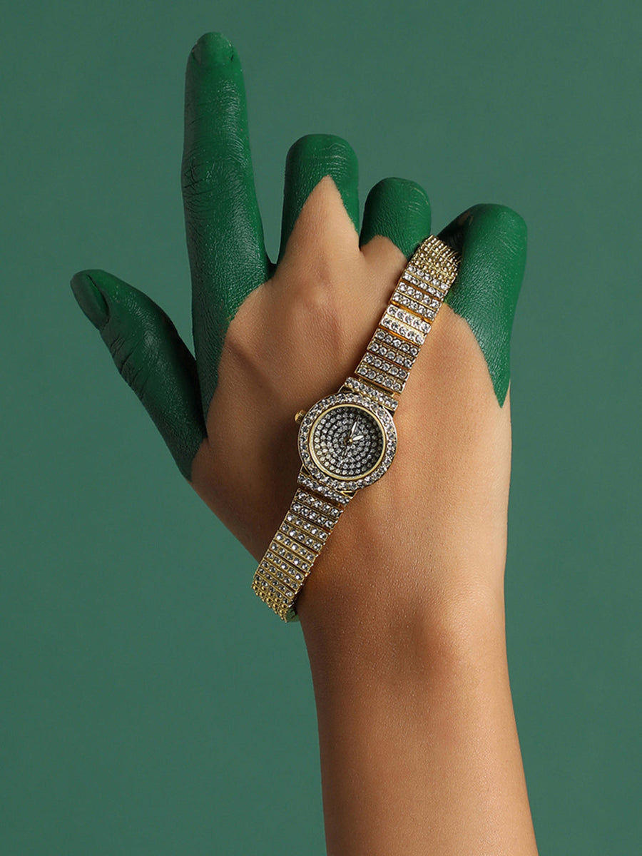 Leia Gold Watch - Shop authentic Indian Women's Fashion by Haute Sauce