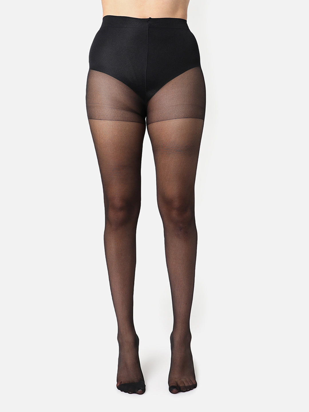 Black Solid Sheer Stockings - Shop authentic Indian Women's Fashion by Haute Sauce