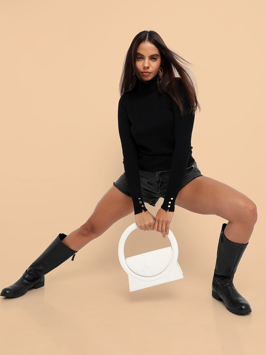 Halo Handbag - White - Shop authentic Indian Women's Fashion by Haute Sauce