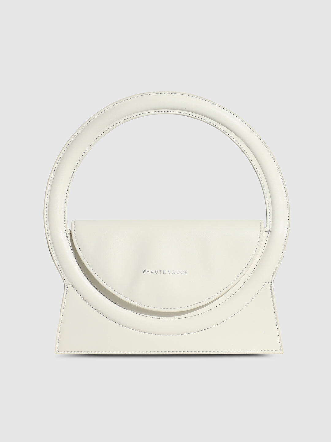 Halo Handbag - White - Shop authentic Indian Women's Fashion by Haute Sauce