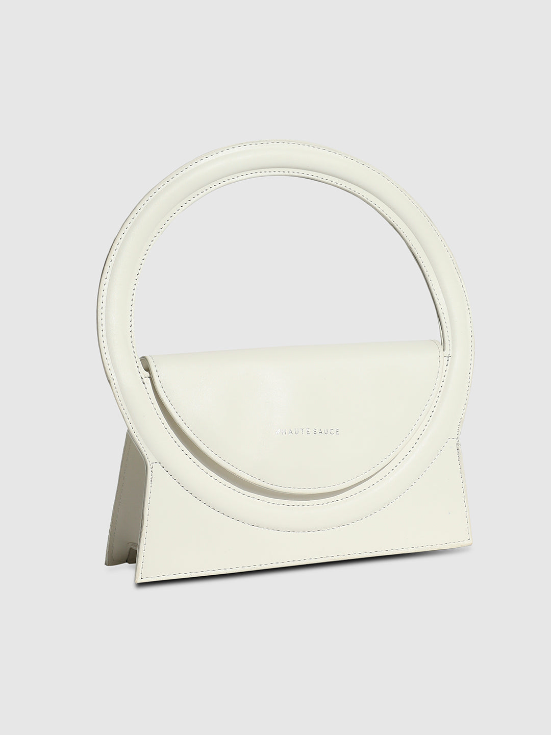 Halo Handbag - White - Shop authentic Indian Women's Fashion by Haute Sauce