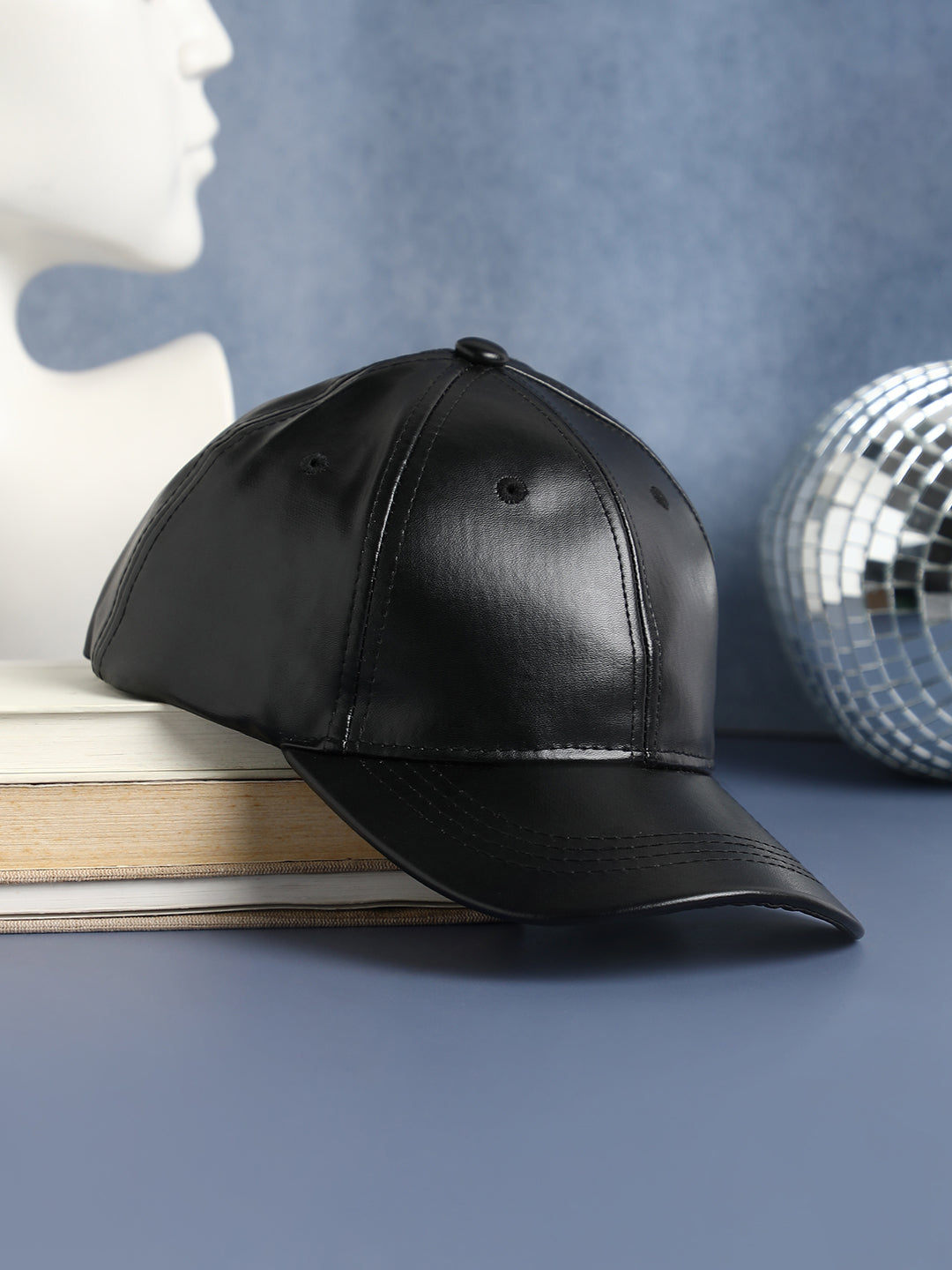 Women's Solid Baseball Cap - Black - Shop authentic Indian Women's Fashion by Haute Sauce