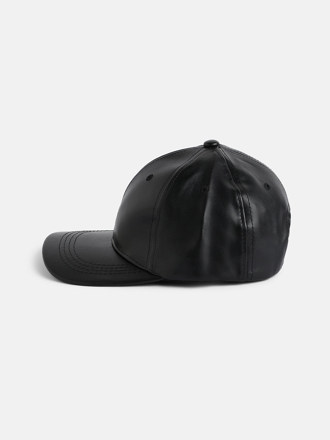 Women's Solid Baseball Cap - Black - Shop authentic Indian Women's Fashion by Haute Sauce