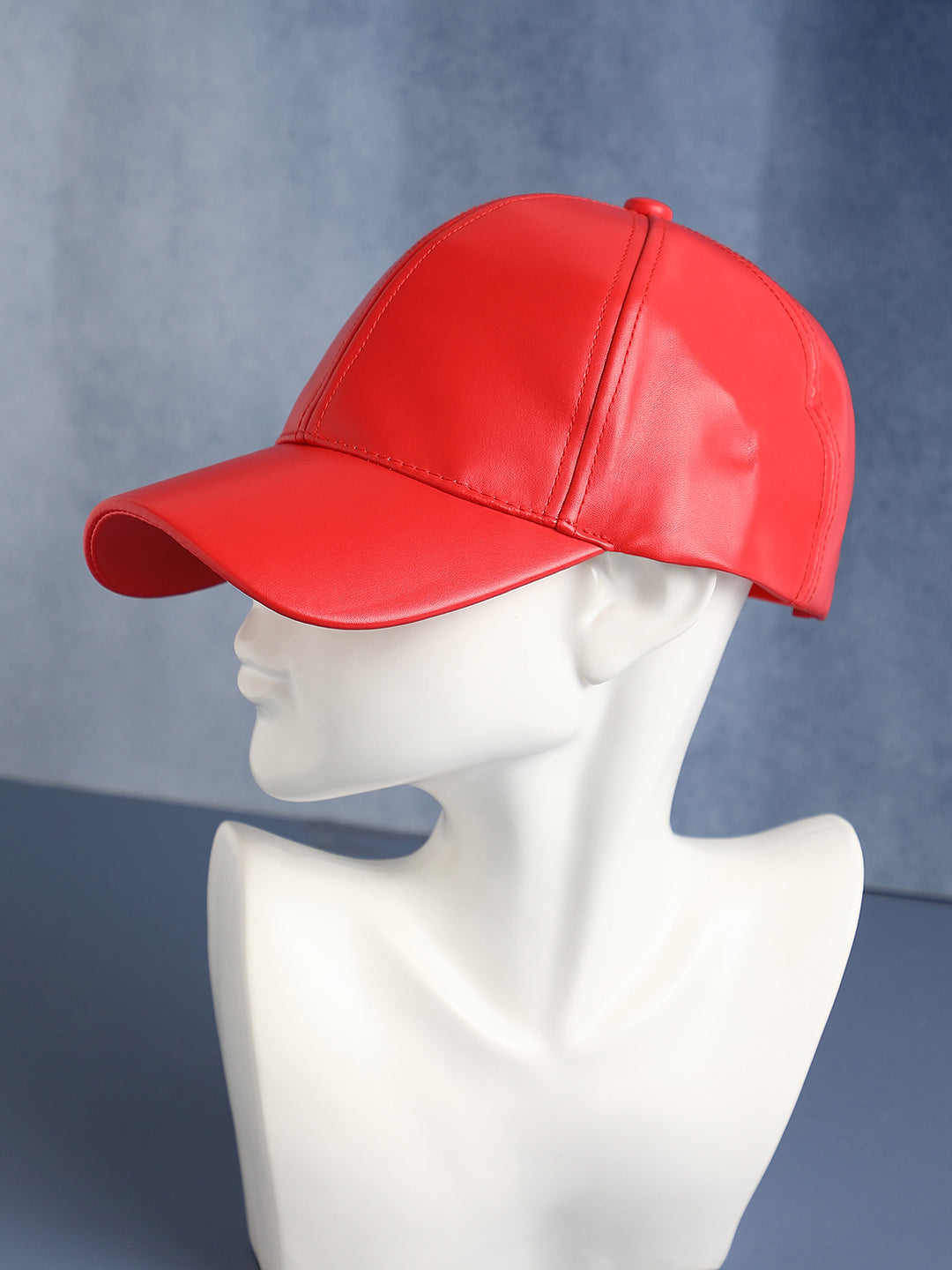 Women's Solid Baseball Cap - Red - Shop authentic Indian Women's Fashion by Haute Sauce