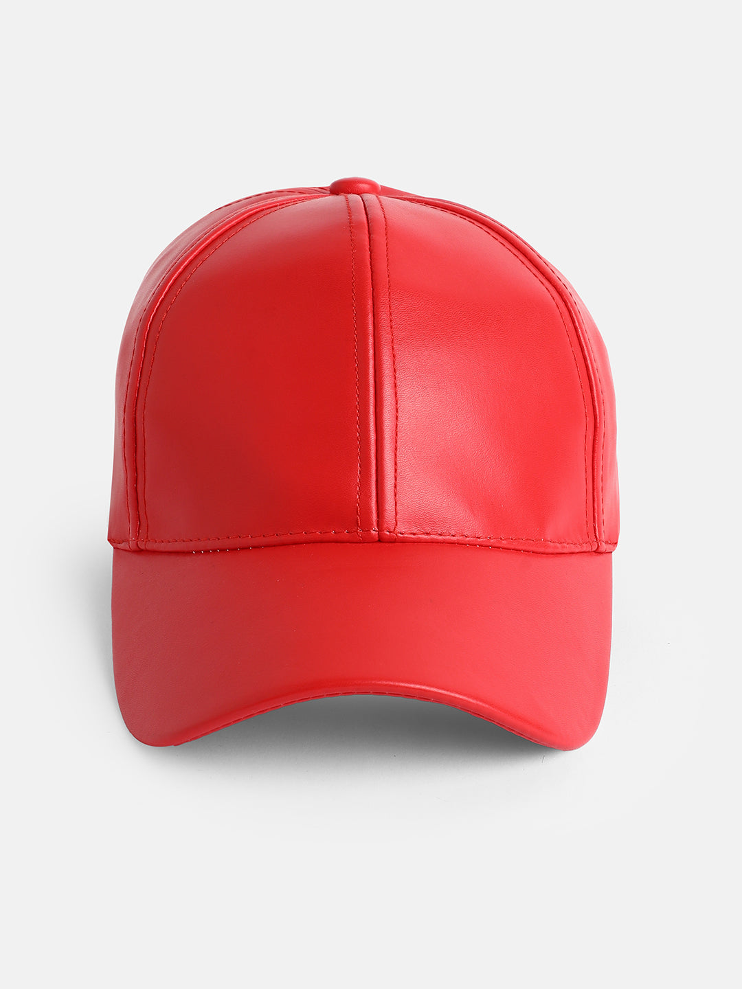 Women's Solid Baseball Cap - Red - Shop authentic Indian Women's Fashion by Haute Sauce