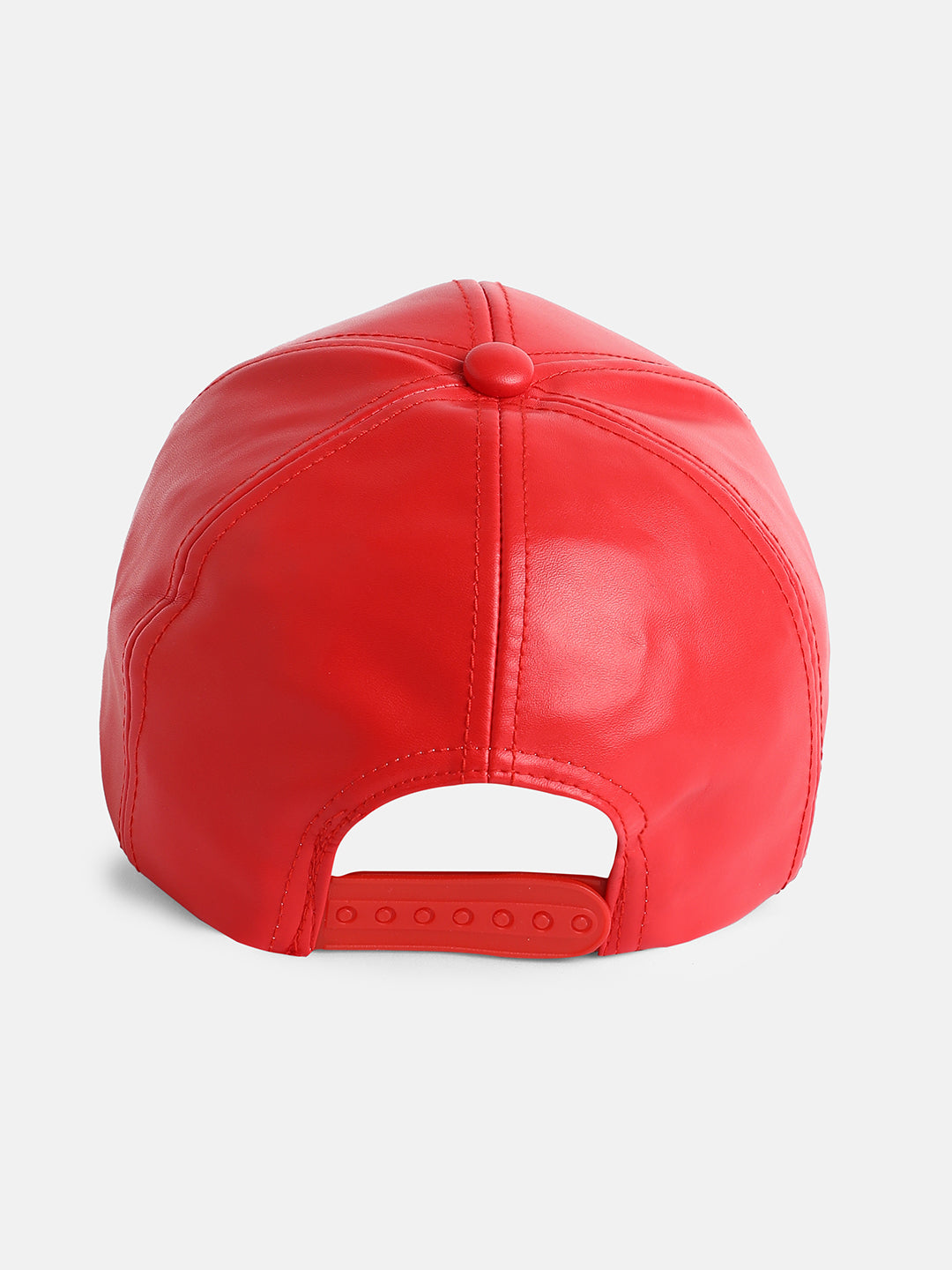 Women's Solid Baseball Cap - Red - Shop authentic Indian Women's Fashion by Haute Sauce