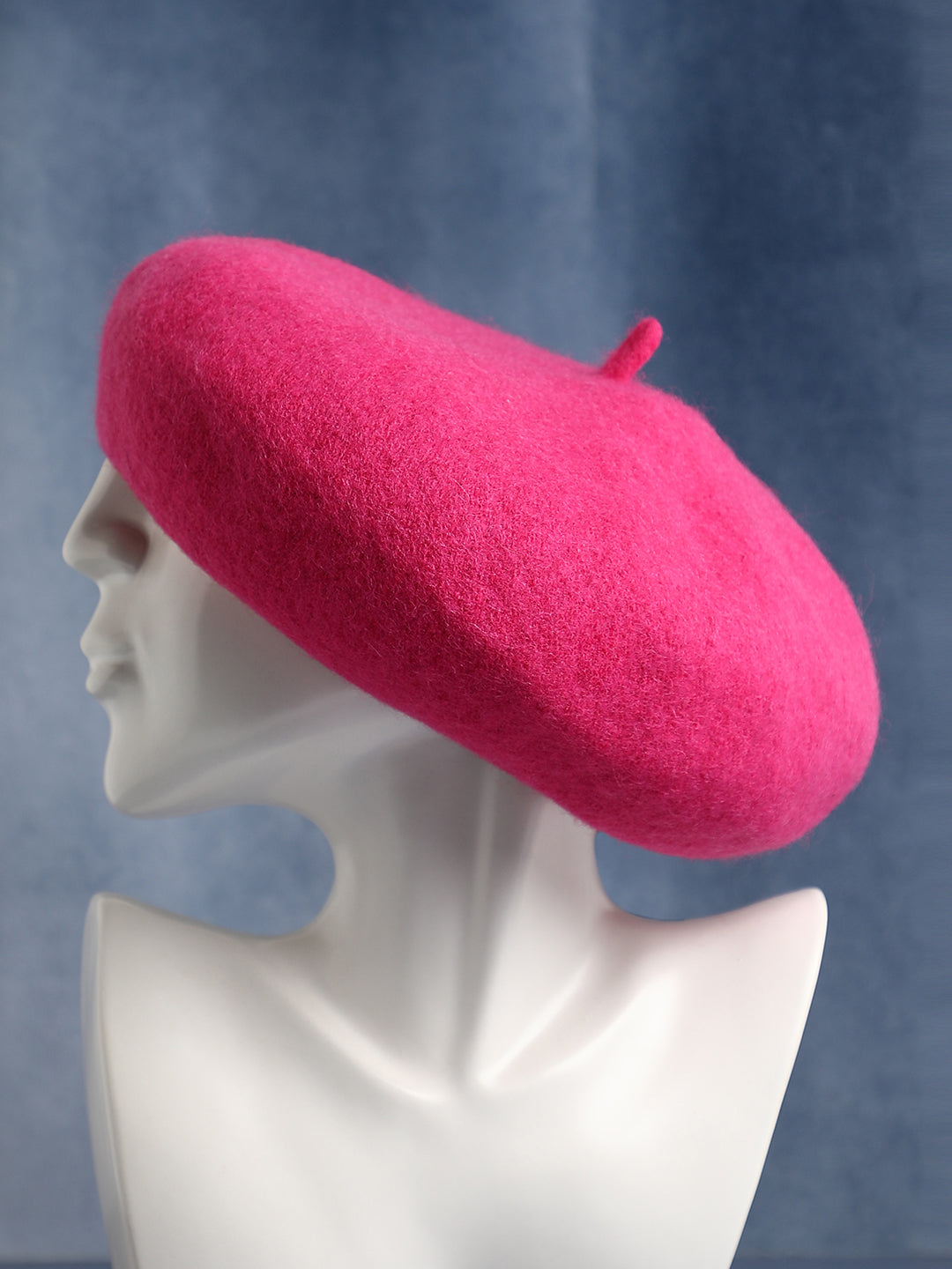 Women's Solid Beret Hat - Pink - Shop authentic Indian Women's Fashion by Haute Sauce