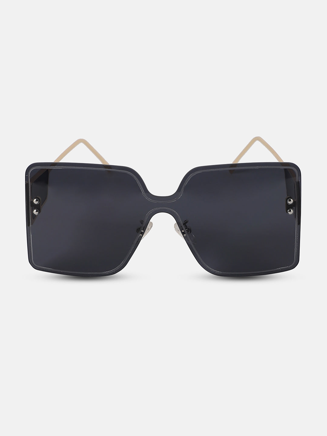 Women's Rimless Oversized Sunglasses - Gold - Shop authentic Indian Women's Fashion by Haute Sauce