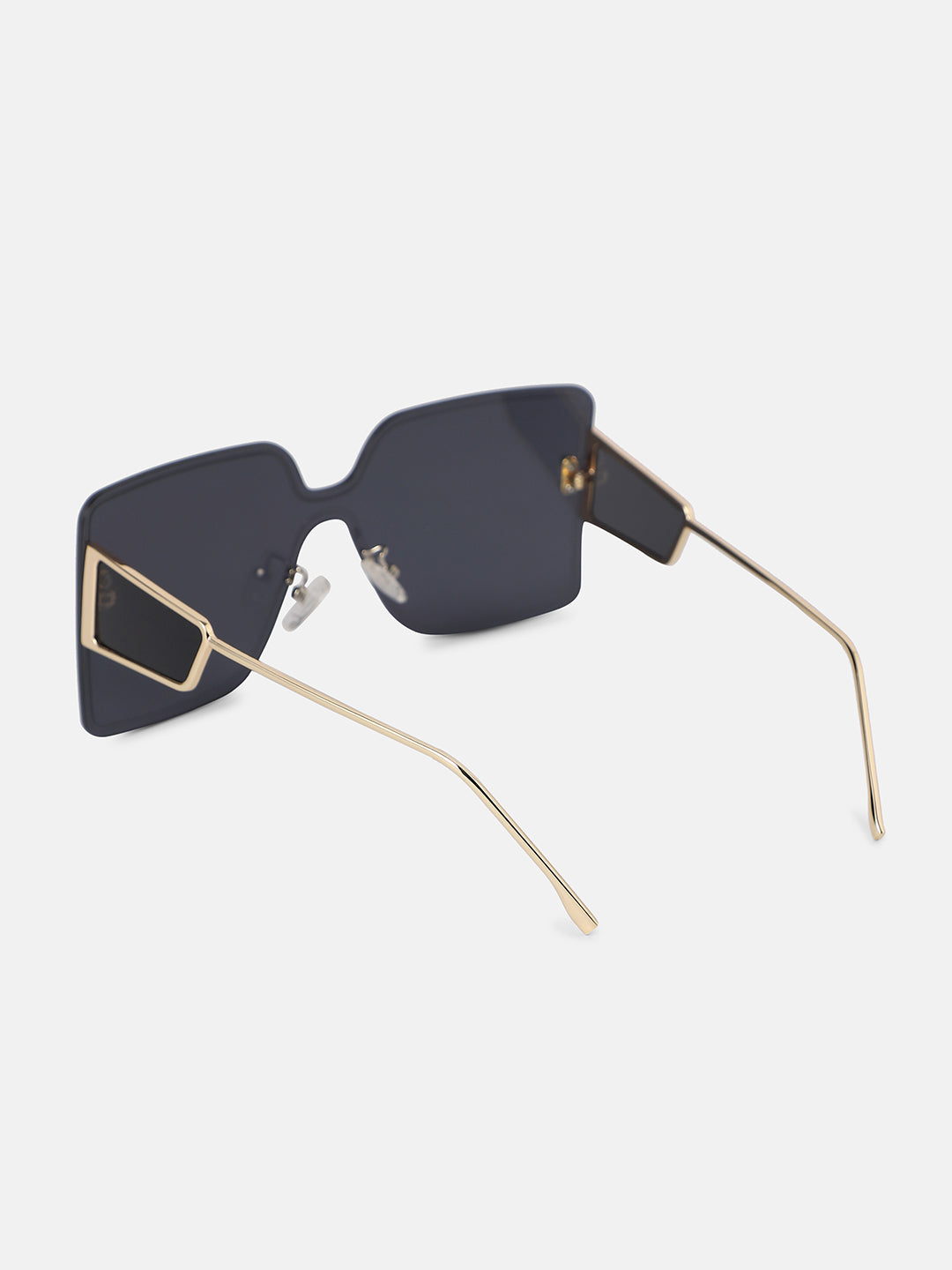 Women's Rimless Oversized Sunglasses - Gold - Shop authentic Indian Women's Fashion by Haute Sauce