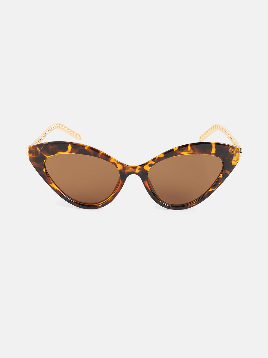 Women's Tortoise Shell Cateye Sunglasses - Gold - Shop authentic Indian Women's Fashion by Haute Sauce