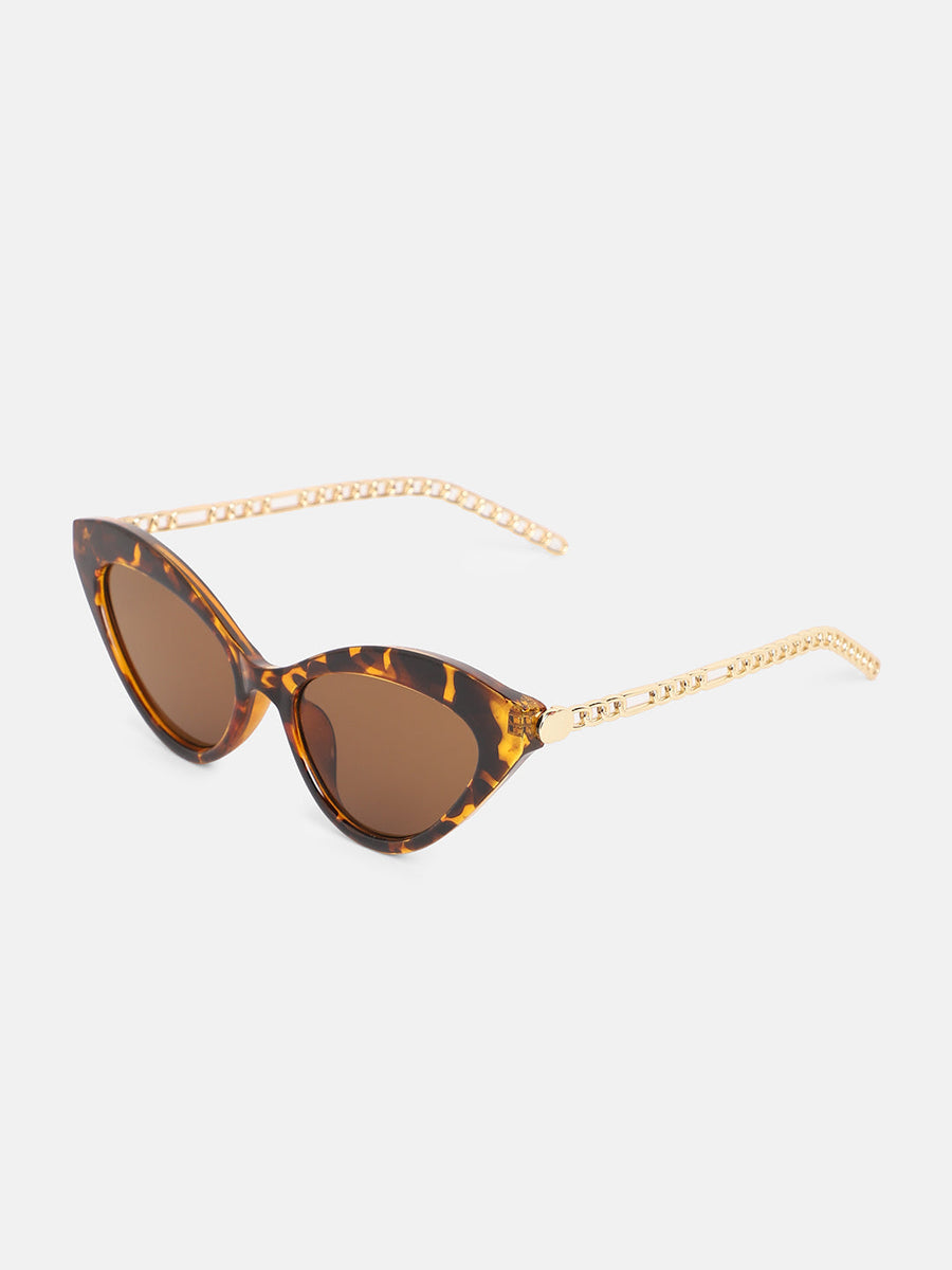 Women's Tortoise Shell Cateye Sunglasses - Gold - Shop authentic Indian Women's Fashion by Haute Sauce