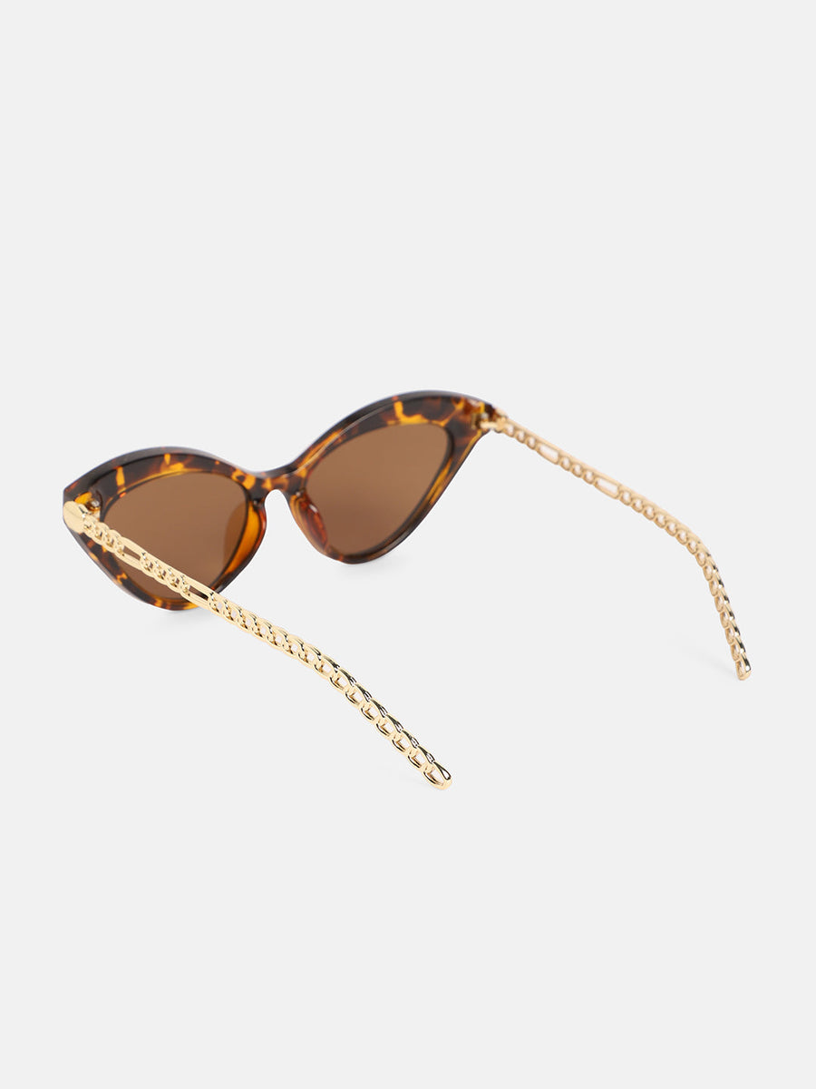 Women's Tortoise Shell Cateye Sunglasses - Gold - Shop authentic Indian Women's Fashion by Haute Sauce