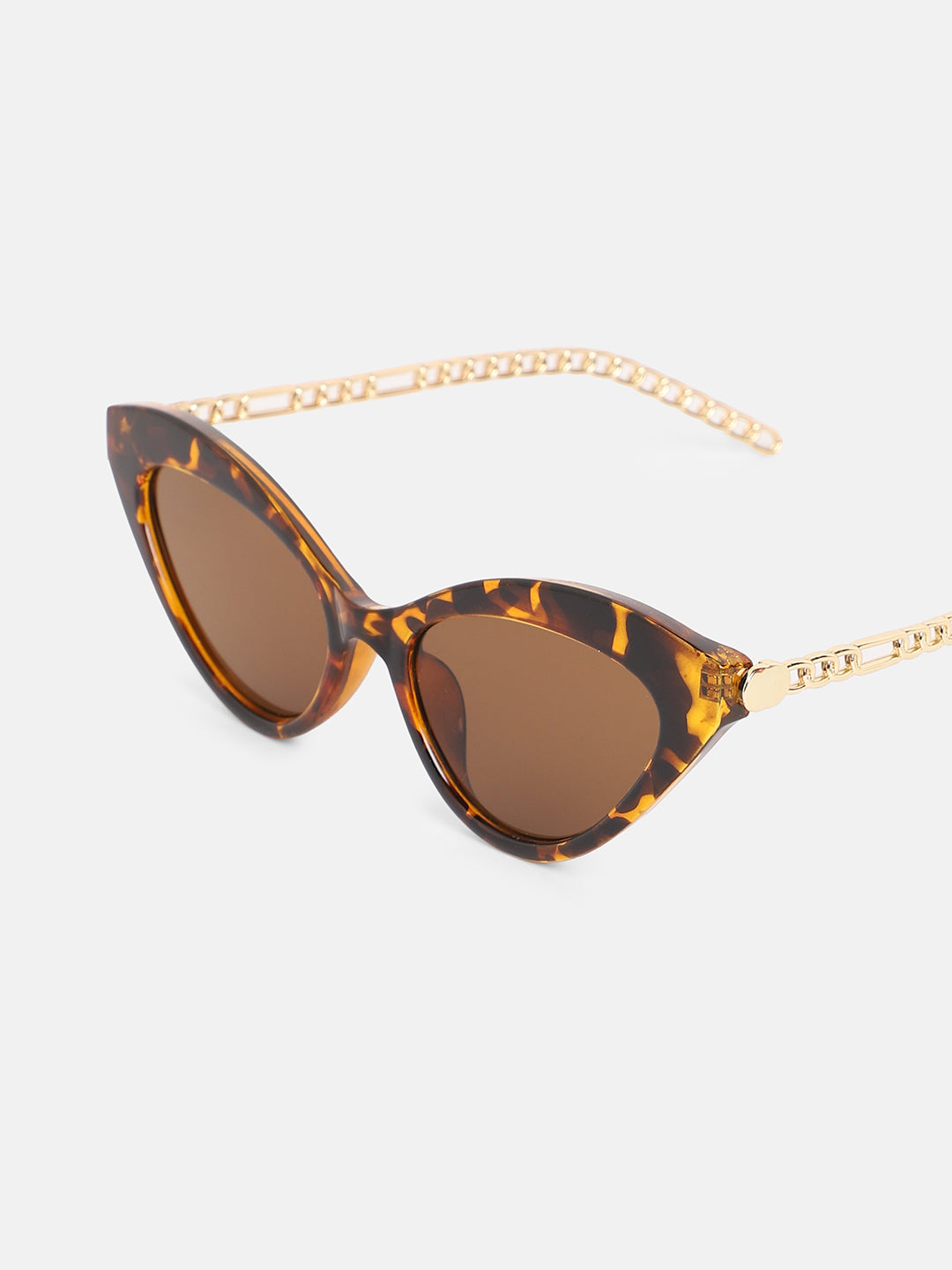 Women's Tortoise Shell Cateye Sunglasses - Gold - Shop authentic Indian Women's Fashion by Haute Sauce