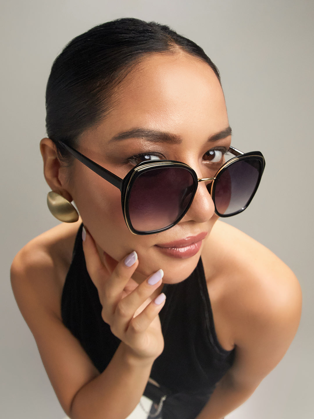 Gradient Oversized Sunglasses - Shop authentic Indian Women's Fashion by Haute Sauce