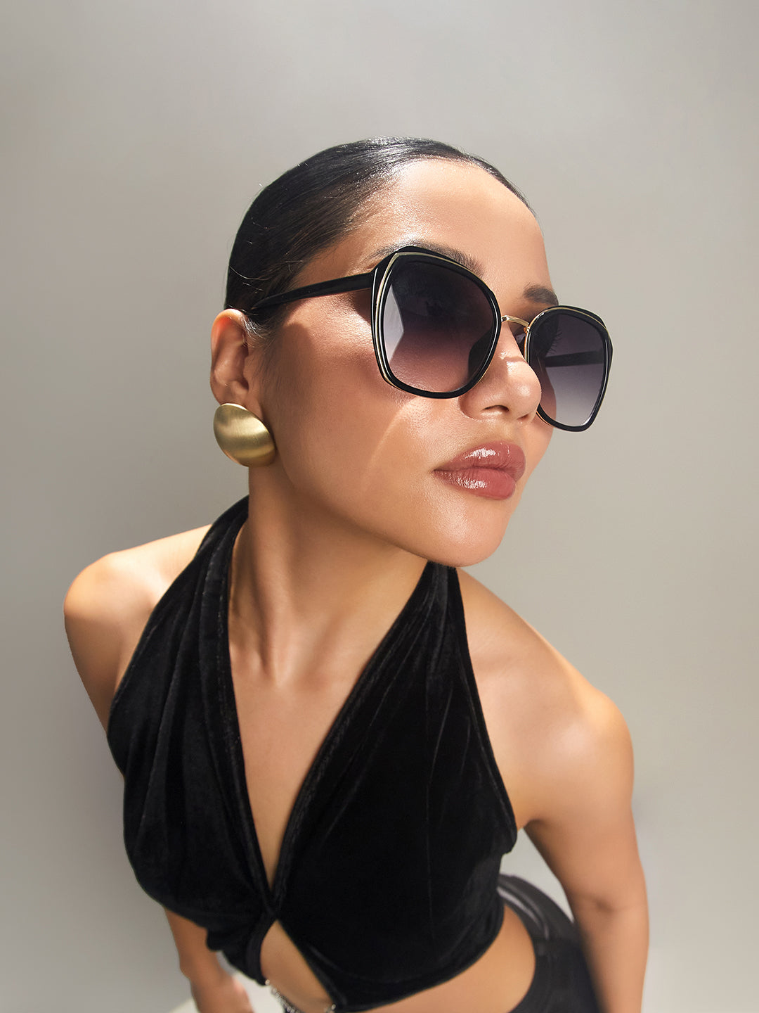 Gradient Oversized Sunglasses - Shop authentic Indian Women's Fashion by Haute Sauce