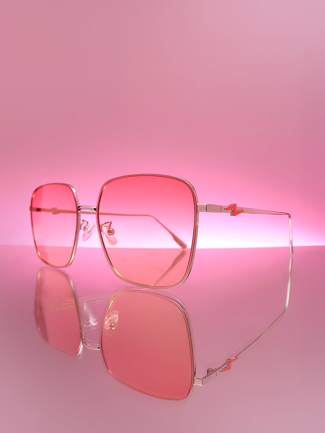 Gradient Rectangular Sunglasses - Shop authentic Indian Women's Fashion by Haute Sauce