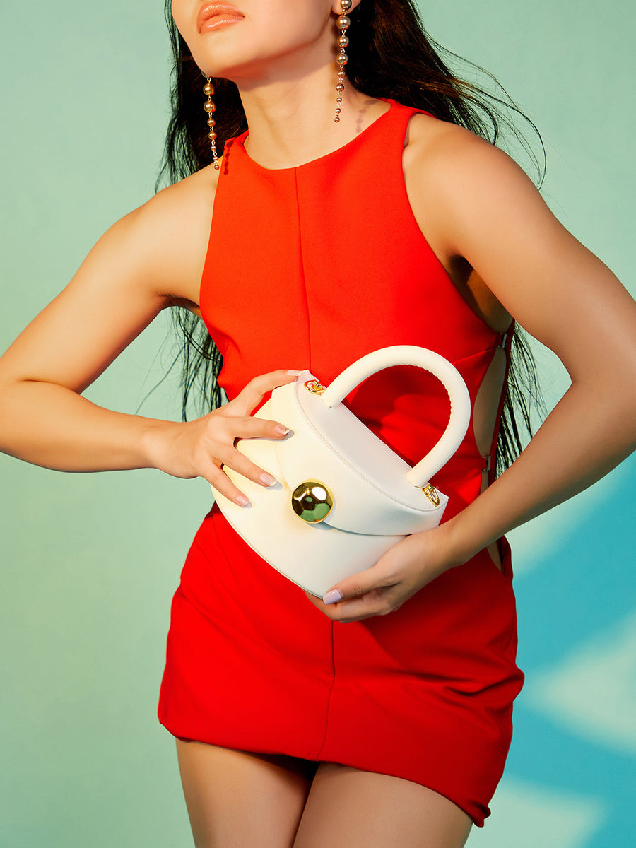 Half-Moon Bucket Bag - Shop authentic Indian Women's Fashion by Haute Sauce