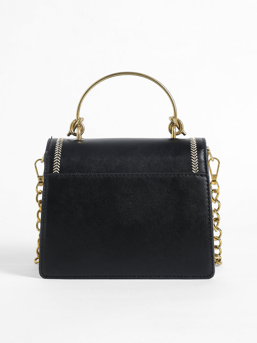 Weave Block Hand Bag - Shop authentic Indian Women's Fashion by Haute Sauce