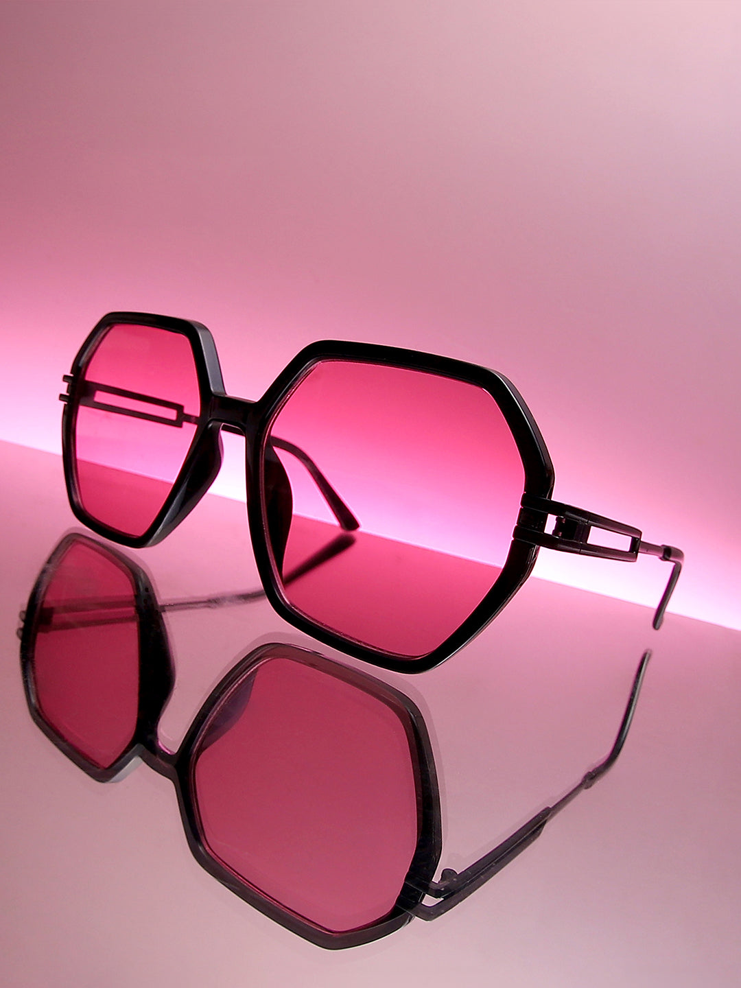 Full Rim Geometric Sunglasses - Shop authentic Indian Women's Fashion by Haute Sauce