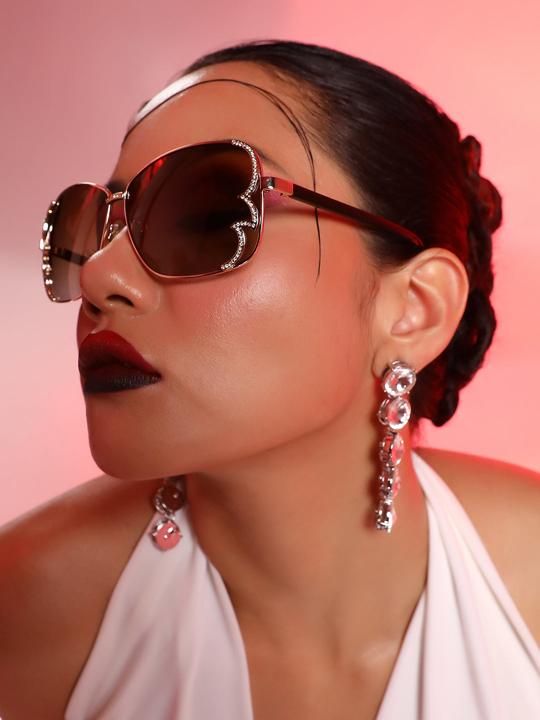Embellished Butterfly Sunglasses - Shop authentic Indian Women's Fashion by Haute Sauce