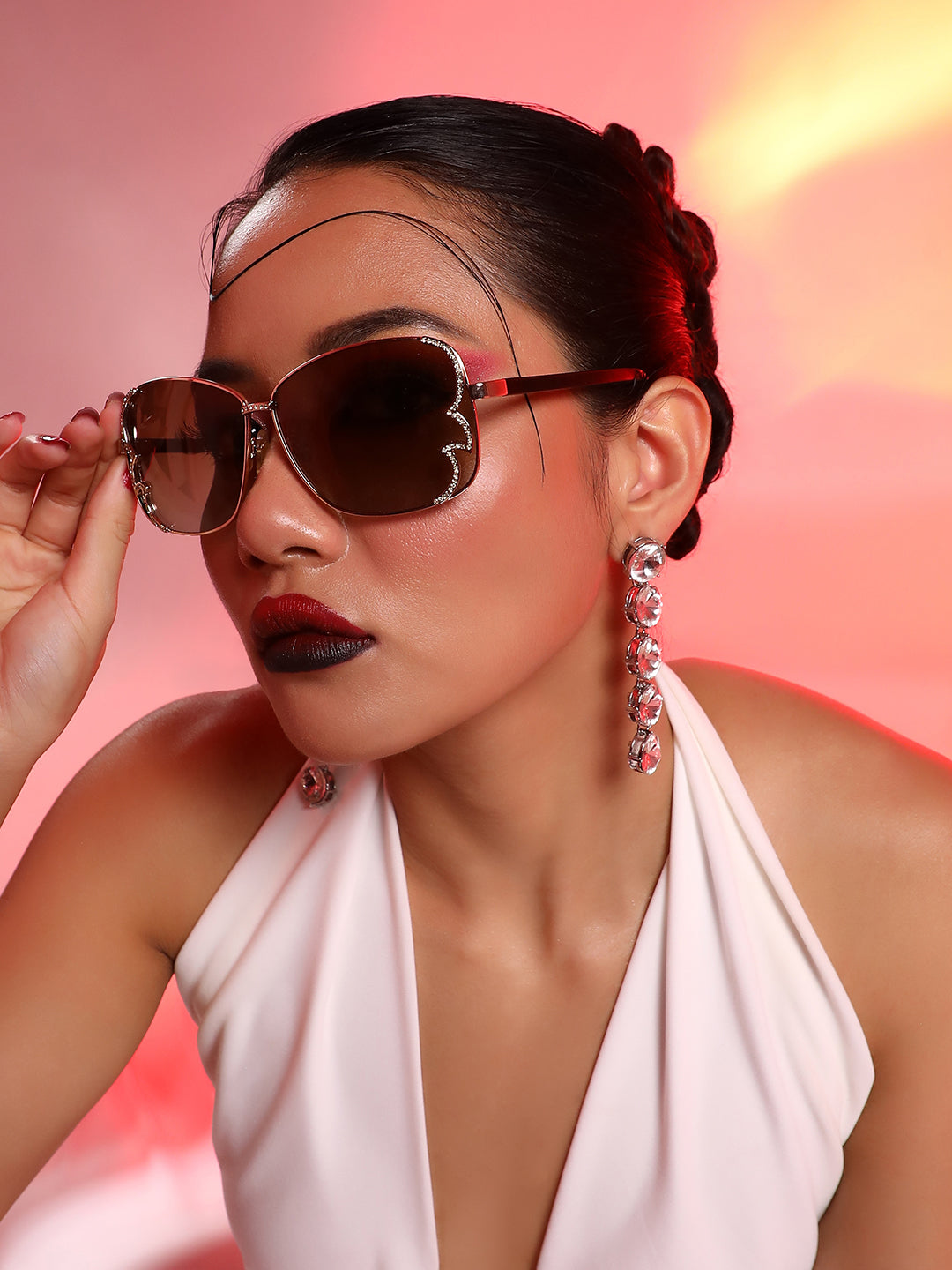 Embellished Butterfly Sunglasses - Shop authentic Indian Women's Fashion by Haute Sauce