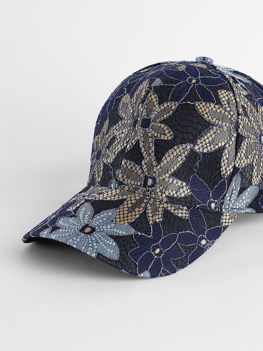 Flora Cluster Baseball Cap - Shop authentic Indian Women's Fashion by Haute Sauce